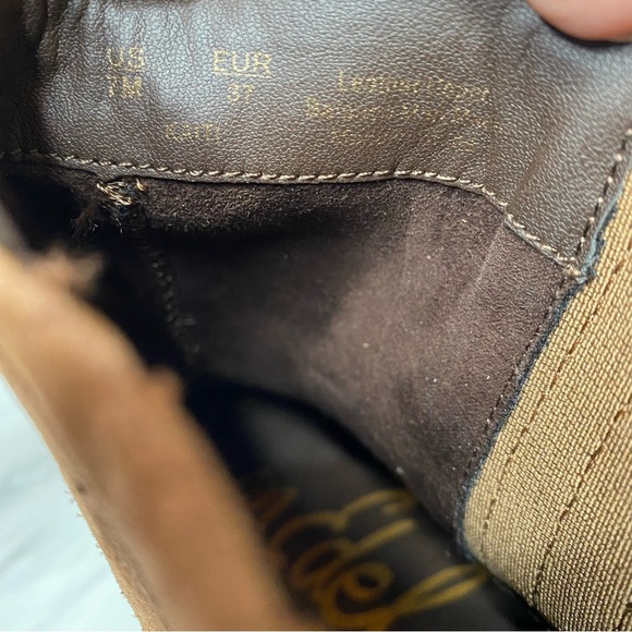 New! Sam Edelman Kaiti Brown Suede Heeled Bootie 7M - Picture 13 of 16